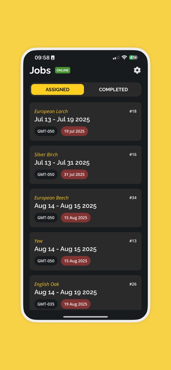 iPhone screenshot