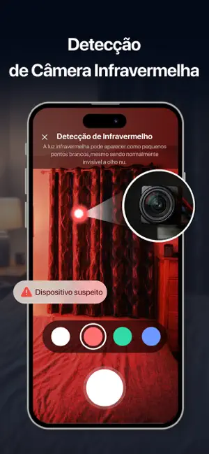 Aplicativo Detector de Câmeras iPhone screenshot 3
