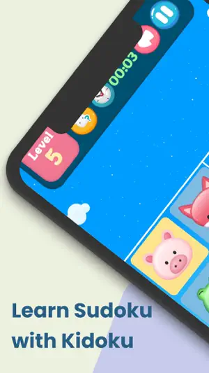 Kidoku – Kids Sudoku Puzzle screenshot 1