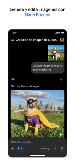 Captura de pantalla de Google Gemini en iPhone 3