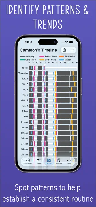 Baby Feed Timer, breastfeedingのスクリーンショット（5/8）