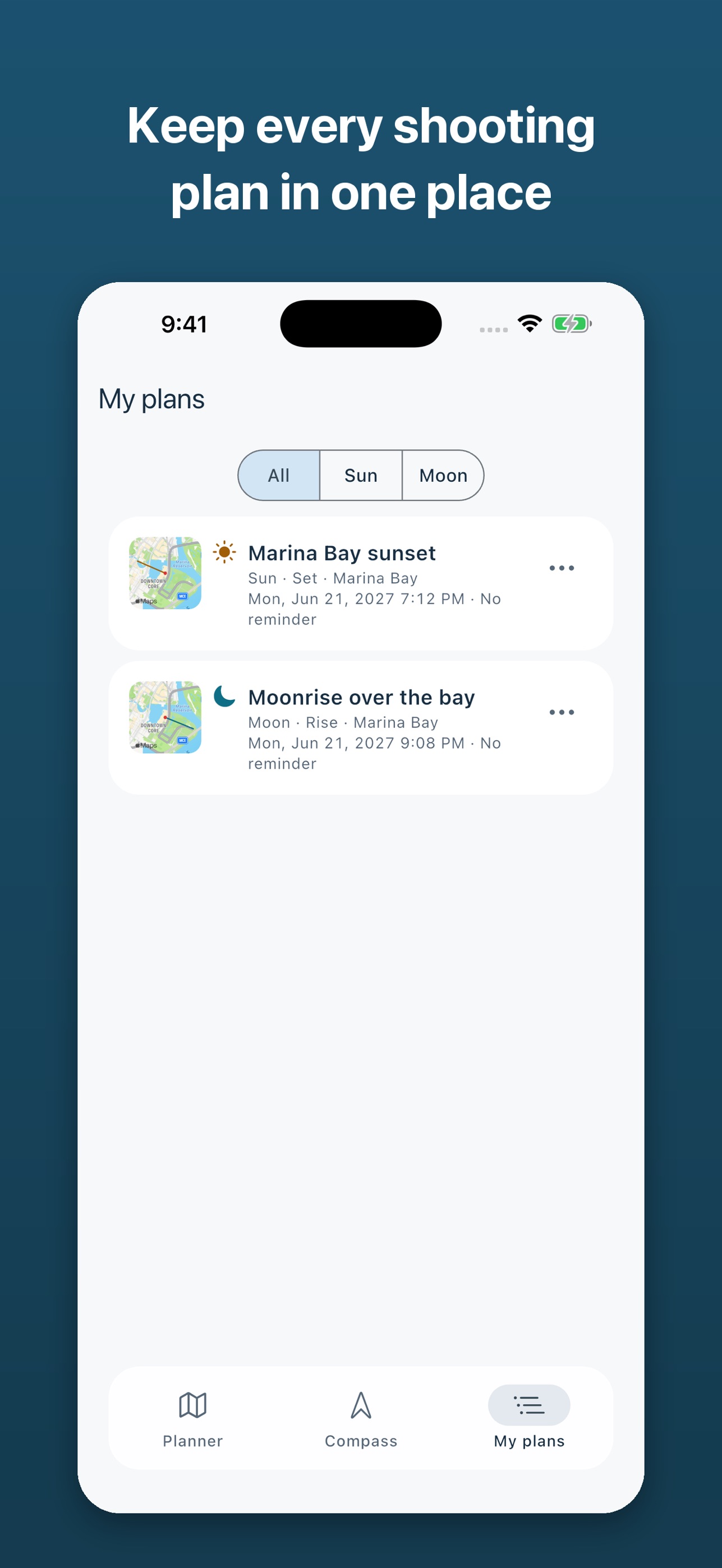 Screenshot 3 of Golden Hour: Sun Moon Planner