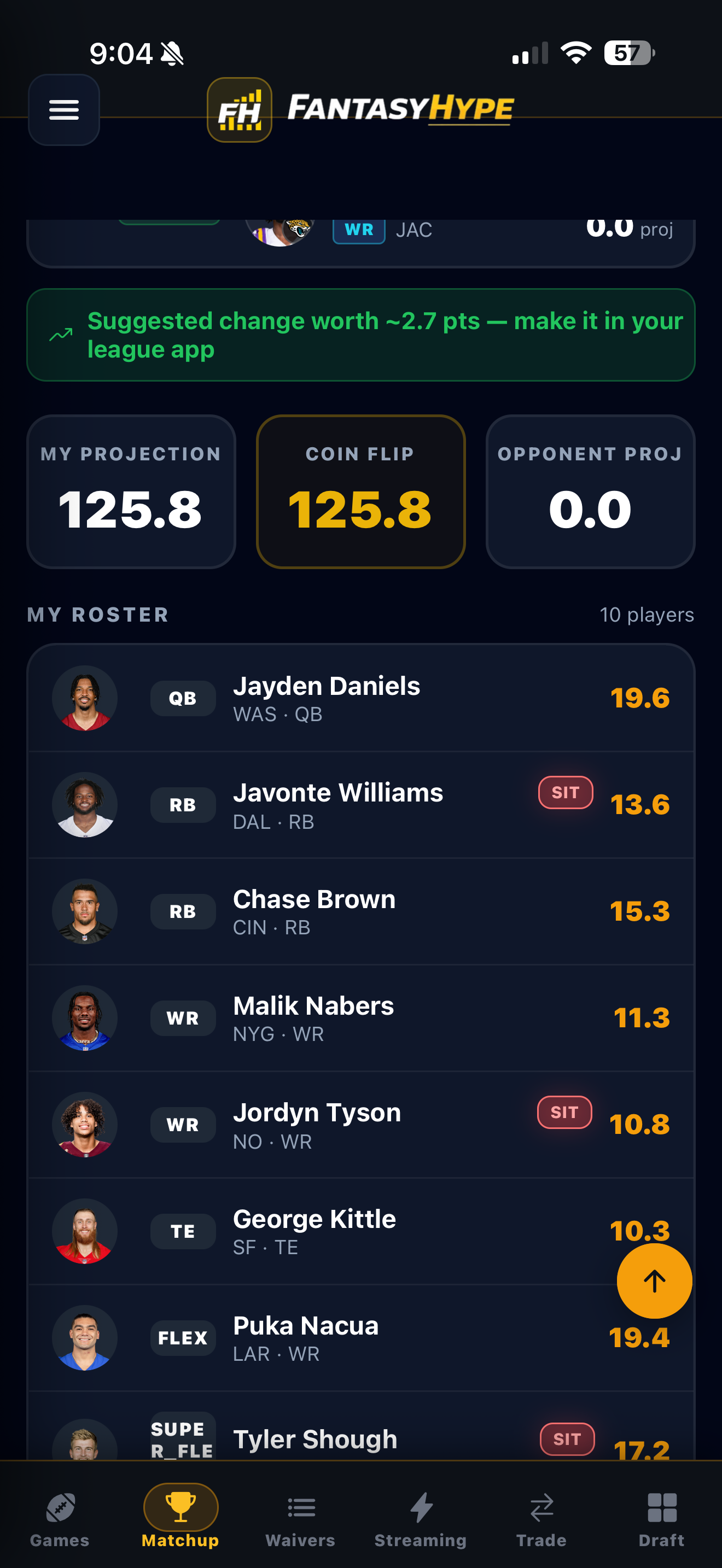 FantasyHype: Fantasy Football screenshot 2