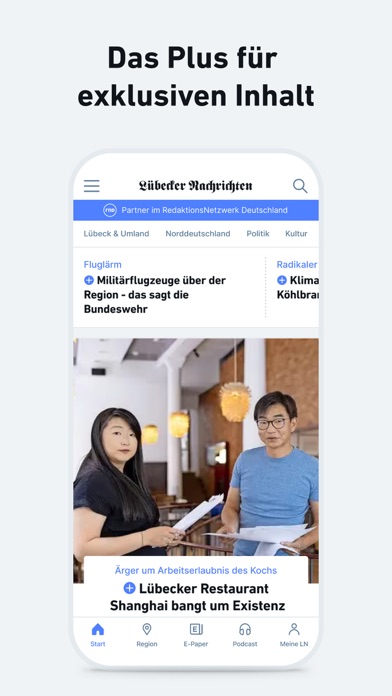 LN - Nachrichten und Podcast iPhone screenshot 10 - News app