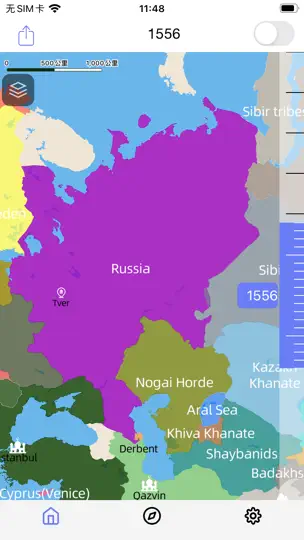 Скриншот HistoricalAtlas(Lite) на iPhone 3