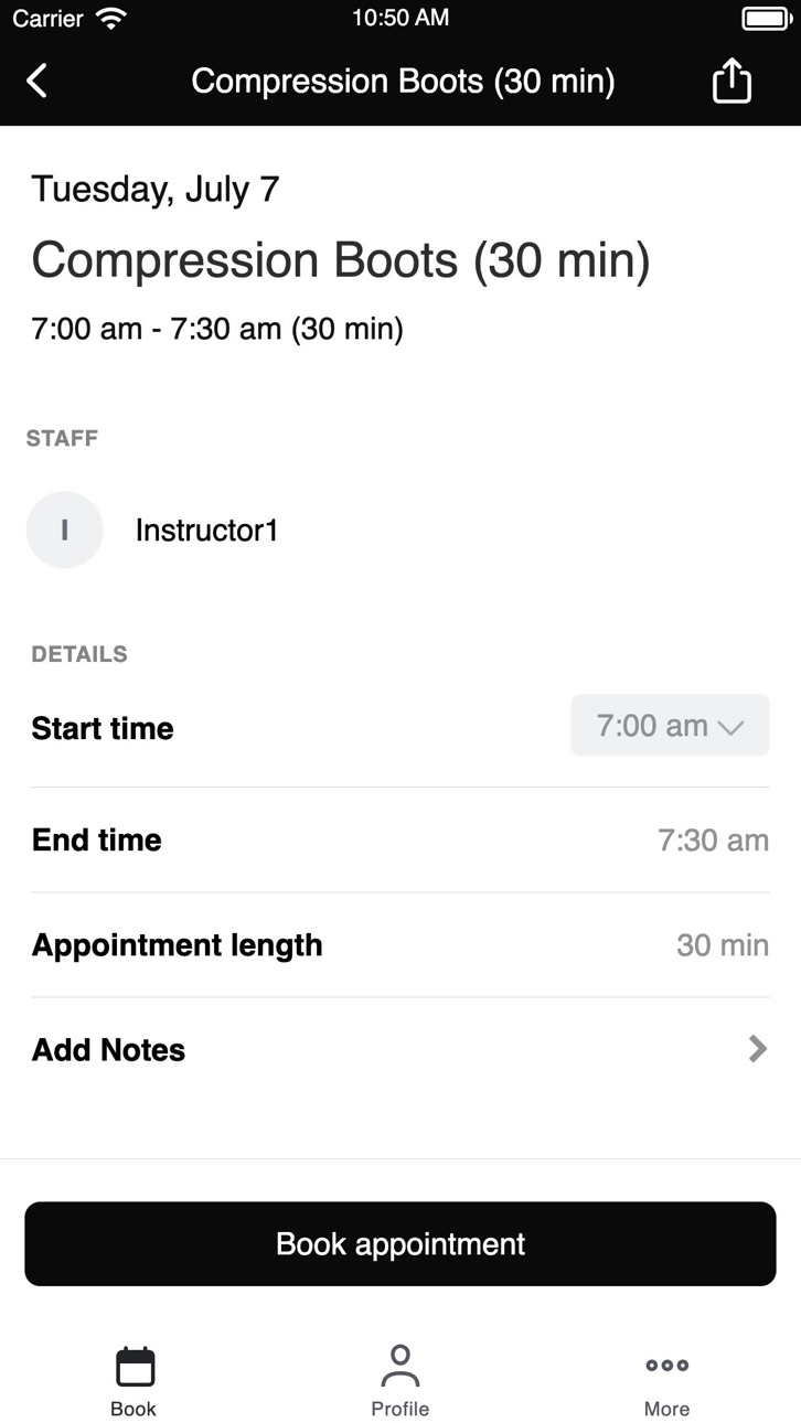 iPhone screenshot
