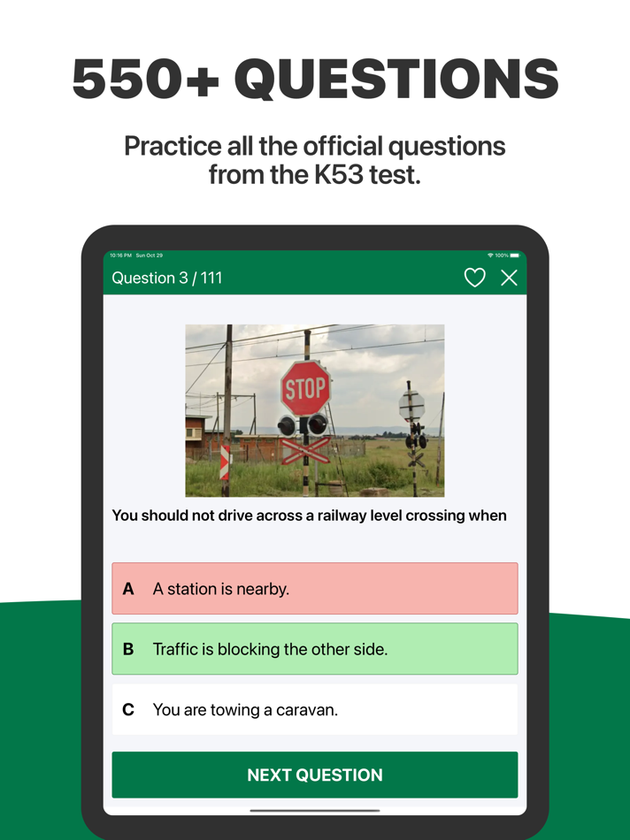 #2. K53 Learner's License Test App (iOS) 来自: Pineapple Studio Pty Ltd