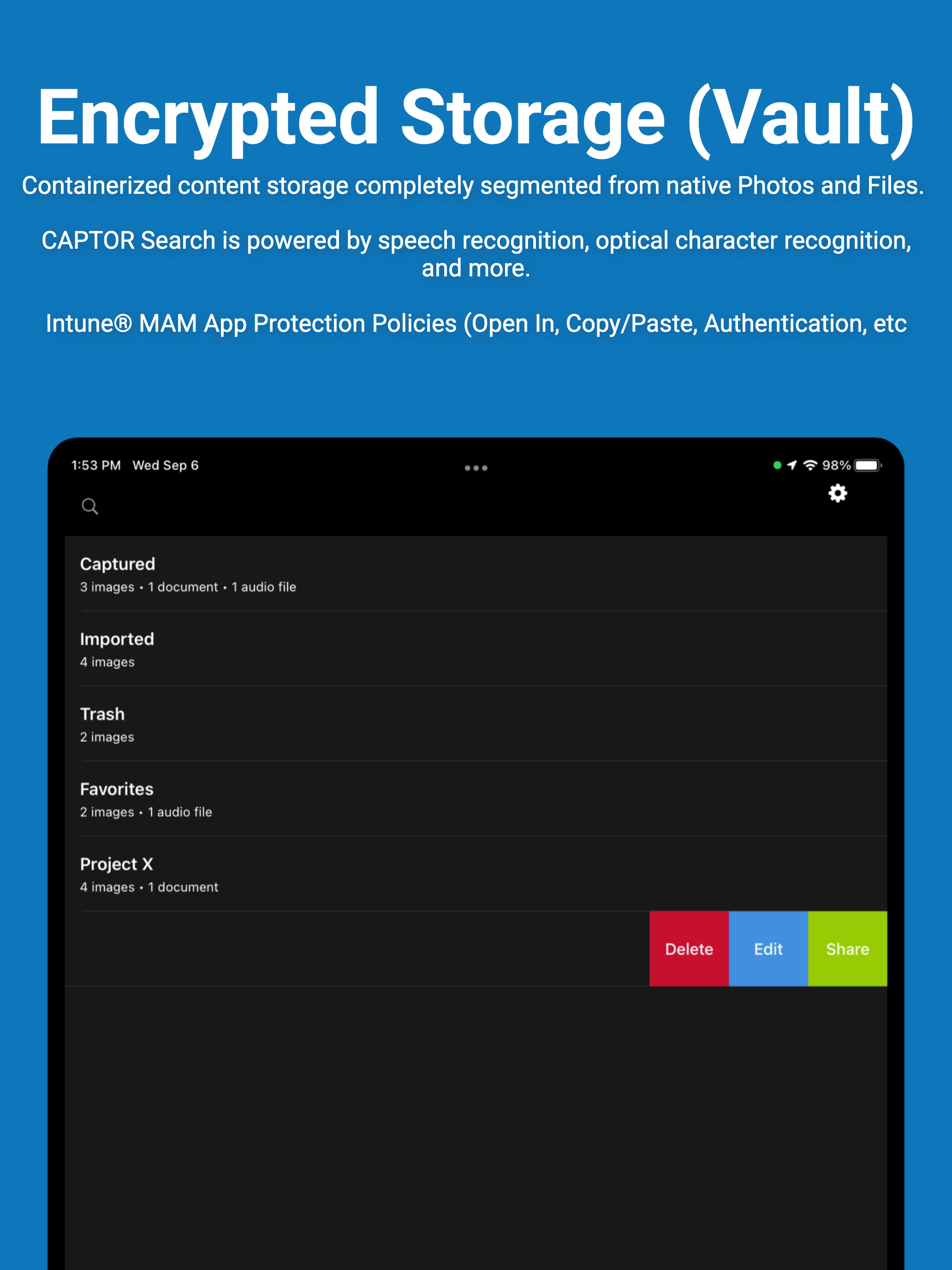 CAPTOR for Intune