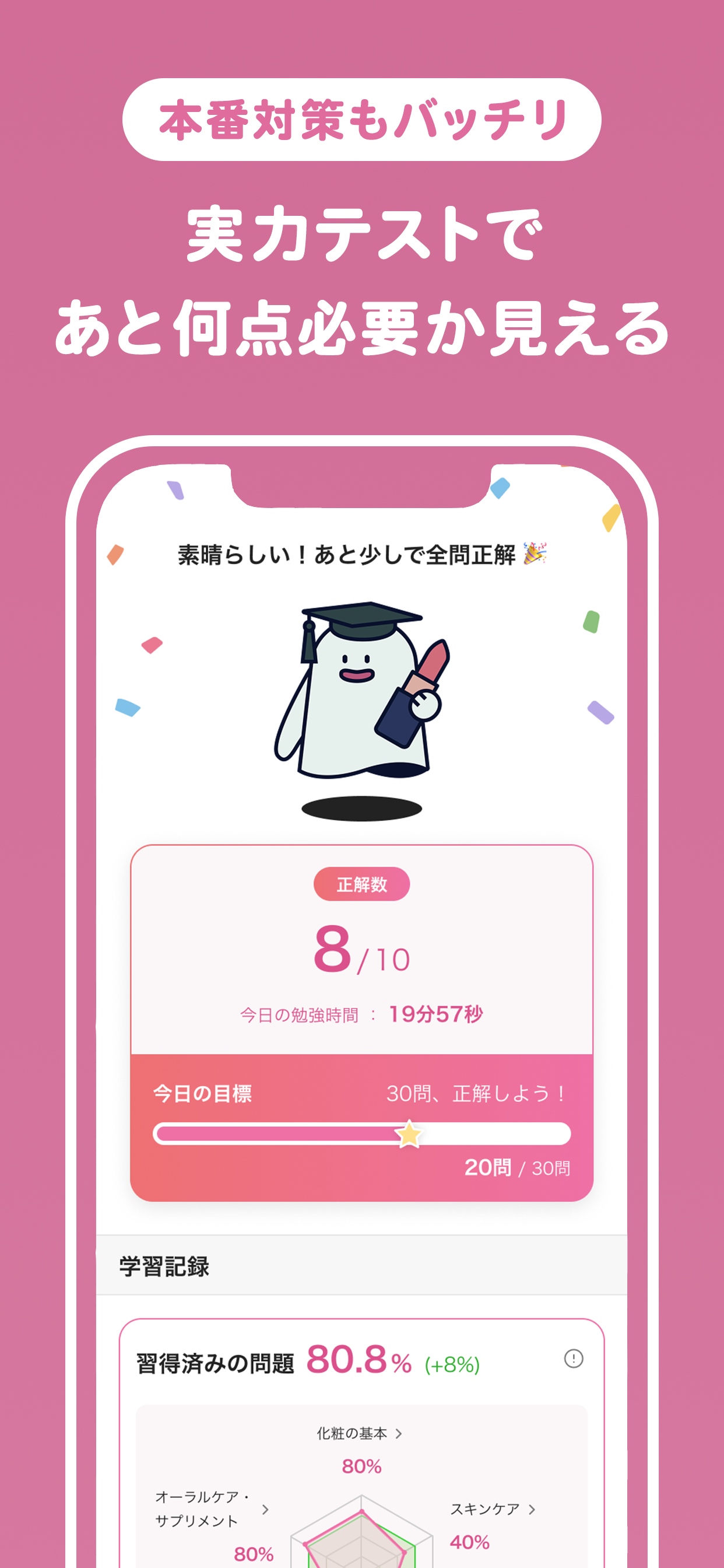 おぼエル 化粧品検定