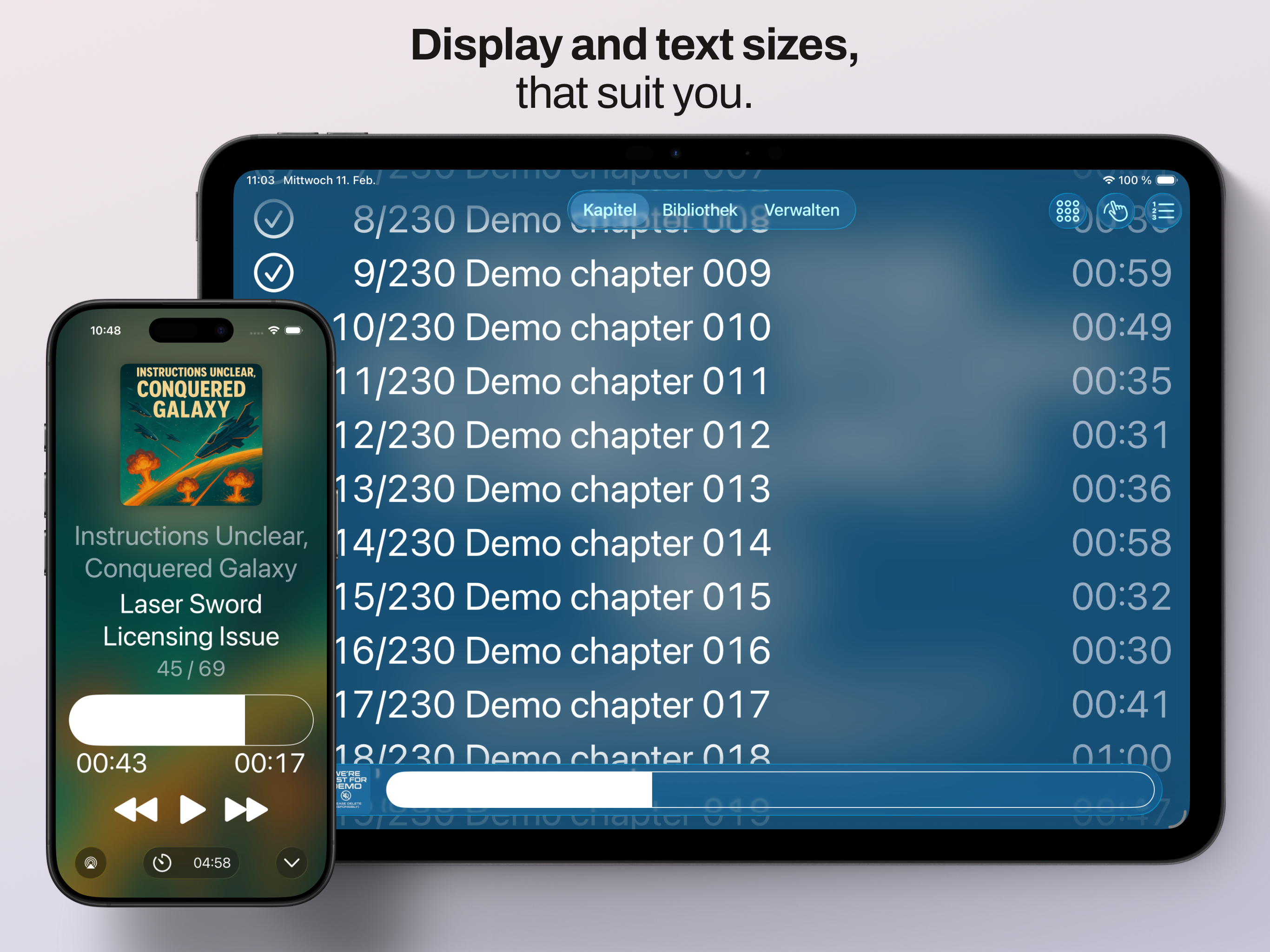 Lost Chapters Audiobook Player screenshot 20
