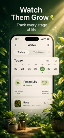 LeafCare: Plant Care & Water iPhone screenshot