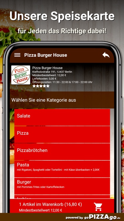 Pizza Burger House App screenshot-4