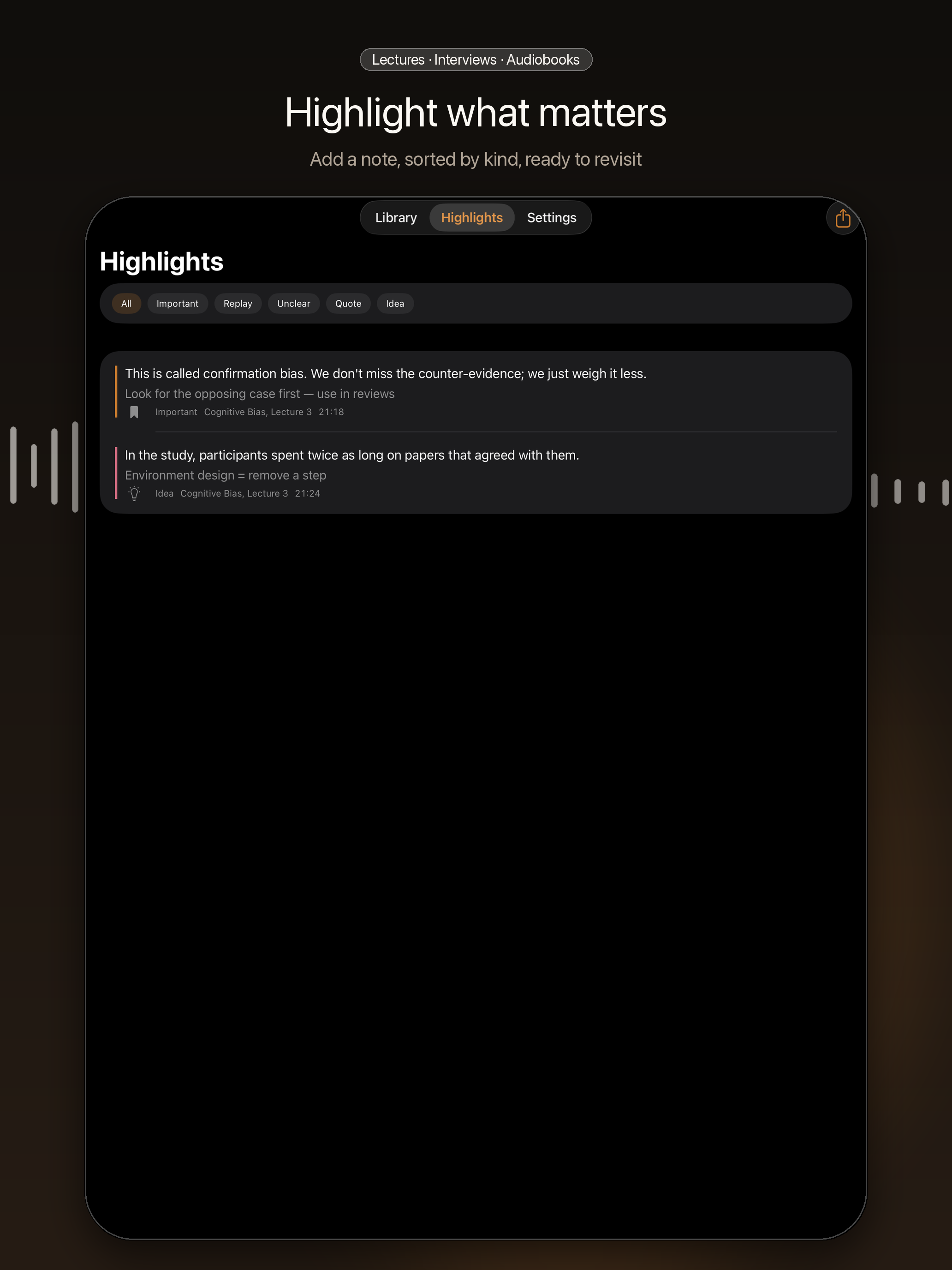 Listenary: Transcribe & Search screenshot 9