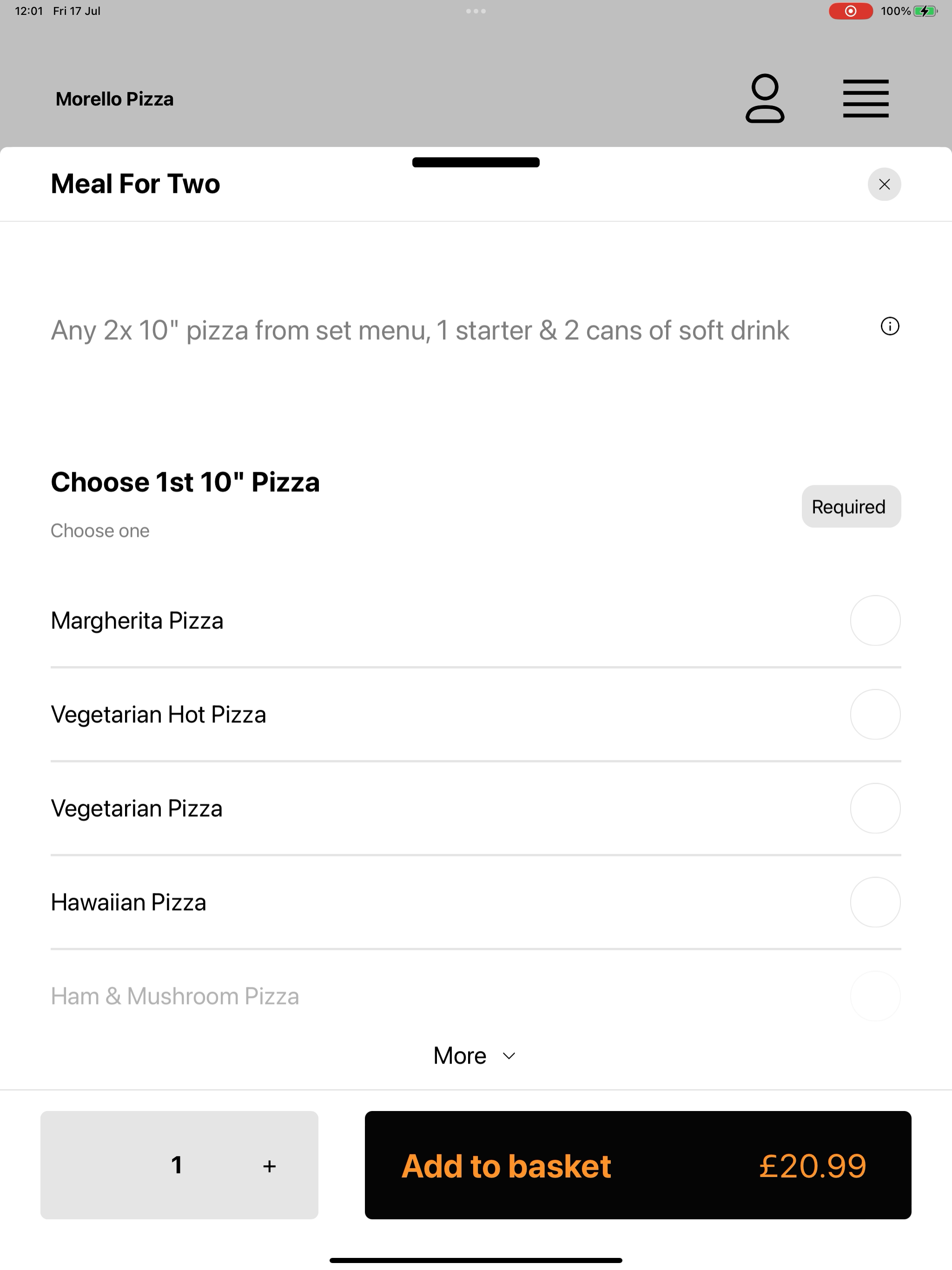 Morello Pizza UK screenshot 15