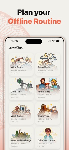 Scrollar - Screen Time Control screenshot