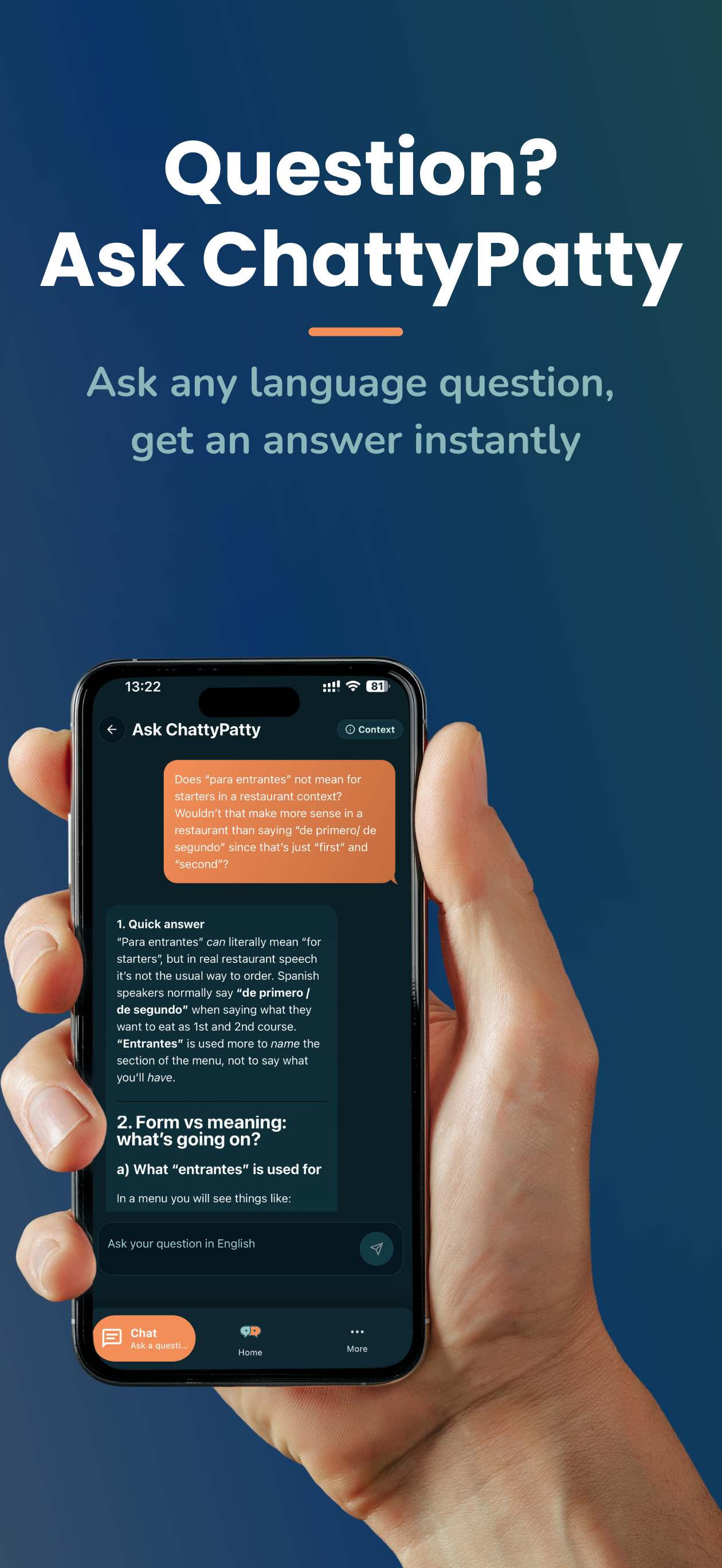 ChattyPatty - learn a language screenshot 7