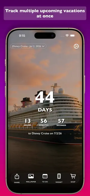 Countdown for Disney World screenshot 3