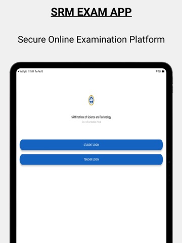 SrmexamApp iPad screenshot
