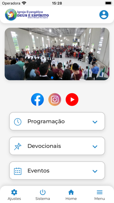 Igreja Ev. Deus é Espírito Screenshot