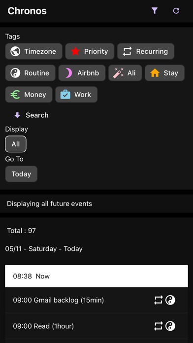 Slapps Chronos app screenshot 2
