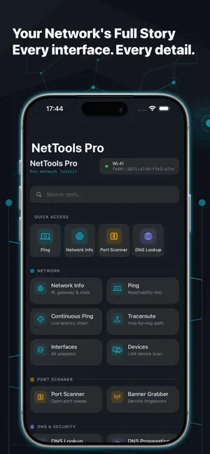 NetTools Pro screenshot 1