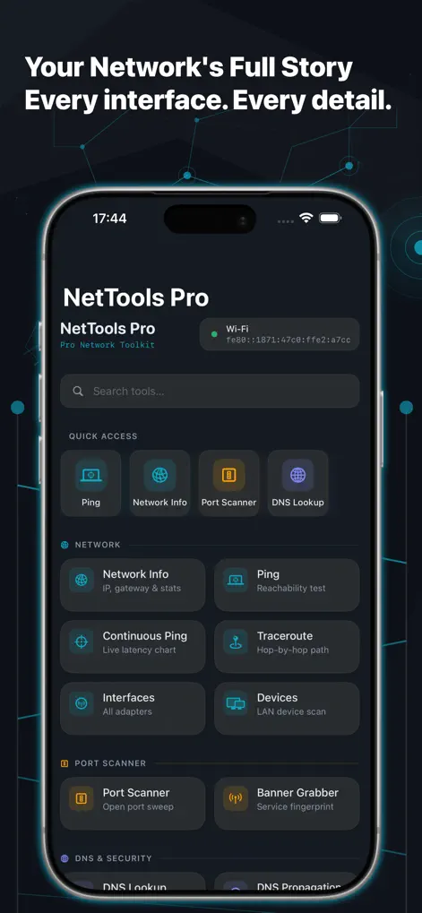 NetTools Pro - Utilities App | MWM