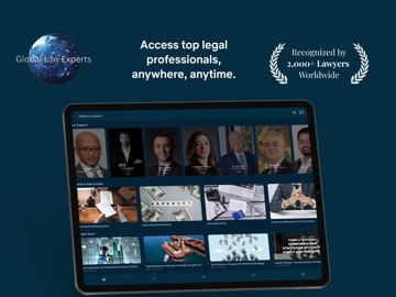 Global Law Experts iPad screenshot