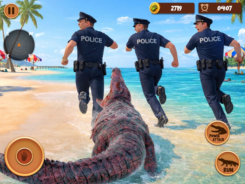Batalha de Crocodilos Caça 3D screenshot 11