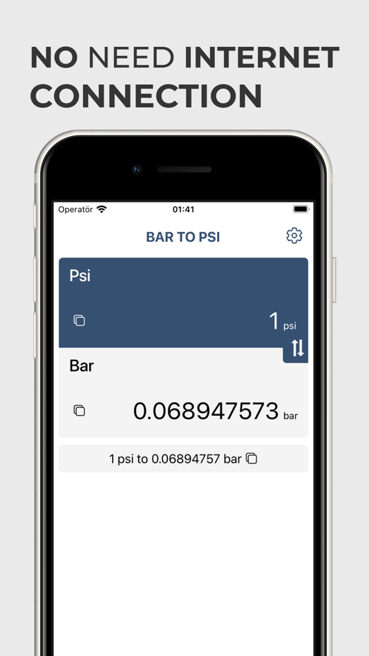 #2. Bar to Psi Converter (iOS) 由: DINCER DEGRE