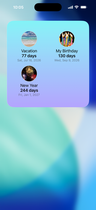 Countdown Star (Ad-Free) Screenshot 7 of 7