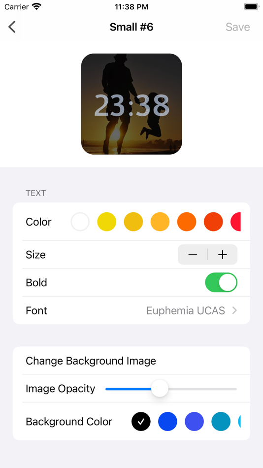 #6. X Widget (iOS) Podle: 雪 赵