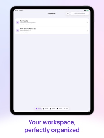 RecorAI: AI Voice Note Taker iPad screenshot