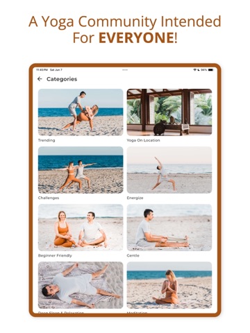 Next Level Yoga Community iPad screenshot