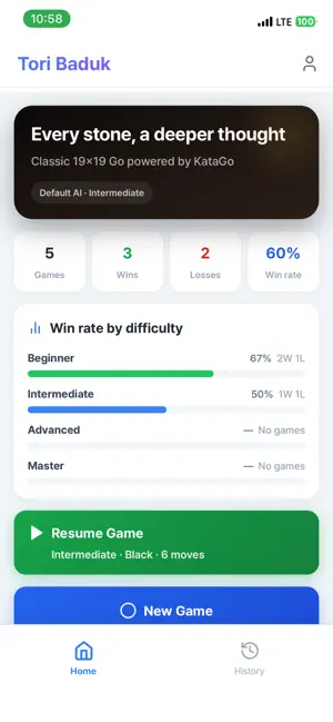 Tori Baduk – Play Go with AI screenshot 2