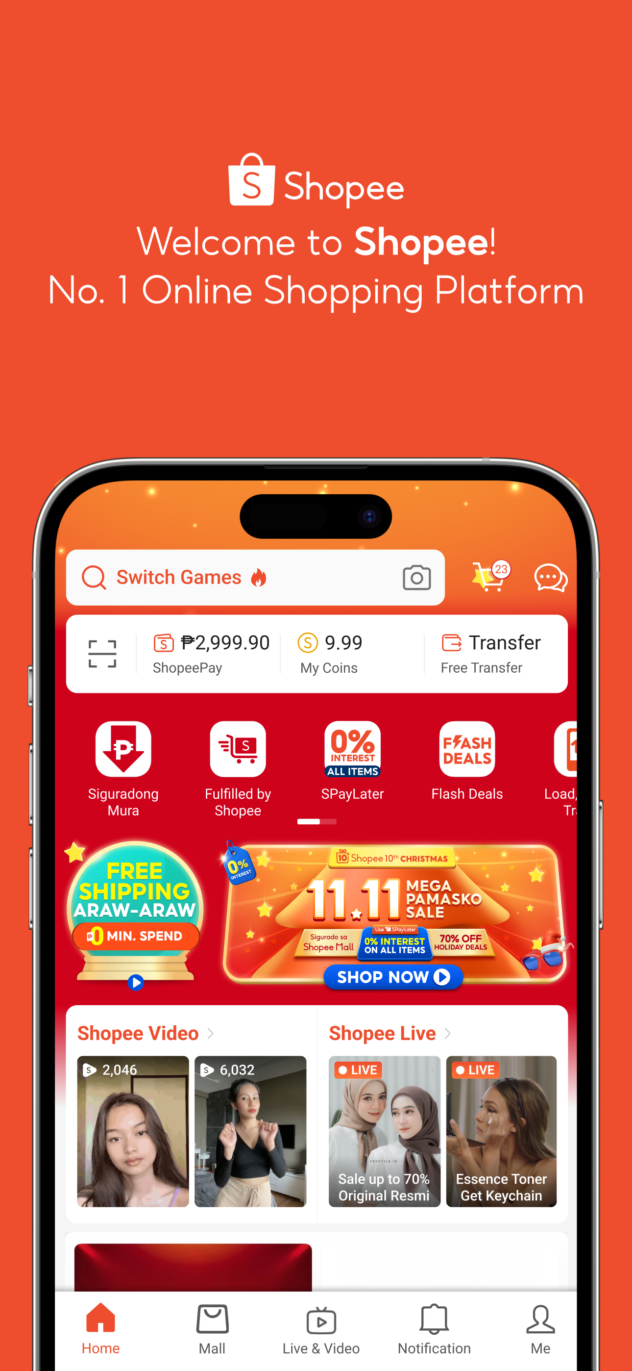 Shopee PH: 11.11 Sale