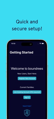 boundrees: Parental Control iPhone screenshot