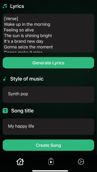 AI Song : AI Music Generator Screenshot