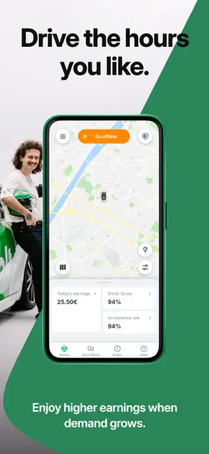 Bolt Driver: Drive & Earn iPhone screenshot 3