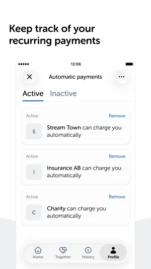Swish payments screenshot 3