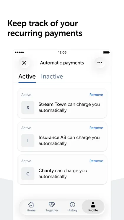 Screenshot 3 von 6 zu Swish payments