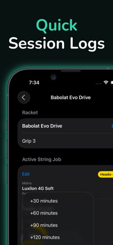 RacketLog Screenshot 3 of 8