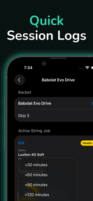 RacketLog Screenshot 3 of 8