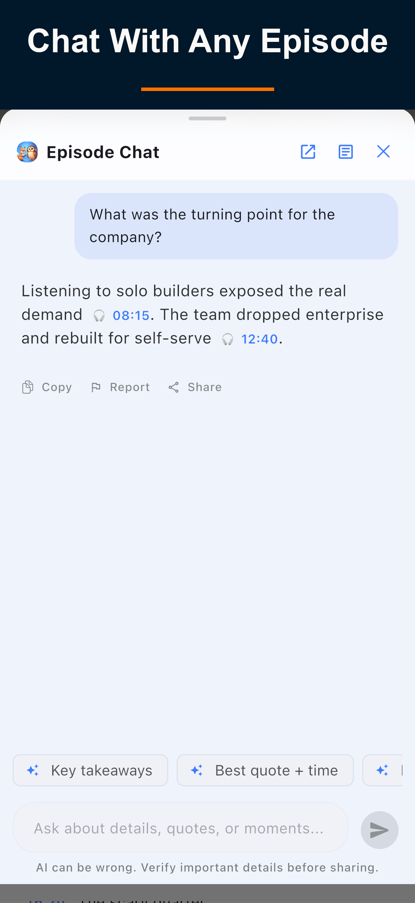 The Podcast App screenshot 2