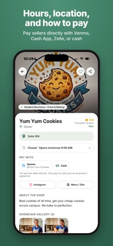 Student Business Hub screenshot 2