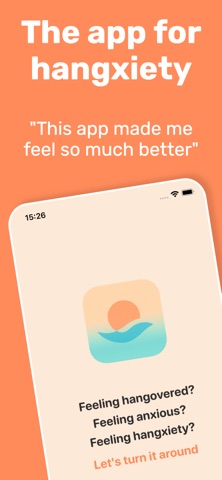 No Hangxiety – Hangover Relief iPhone screenshot