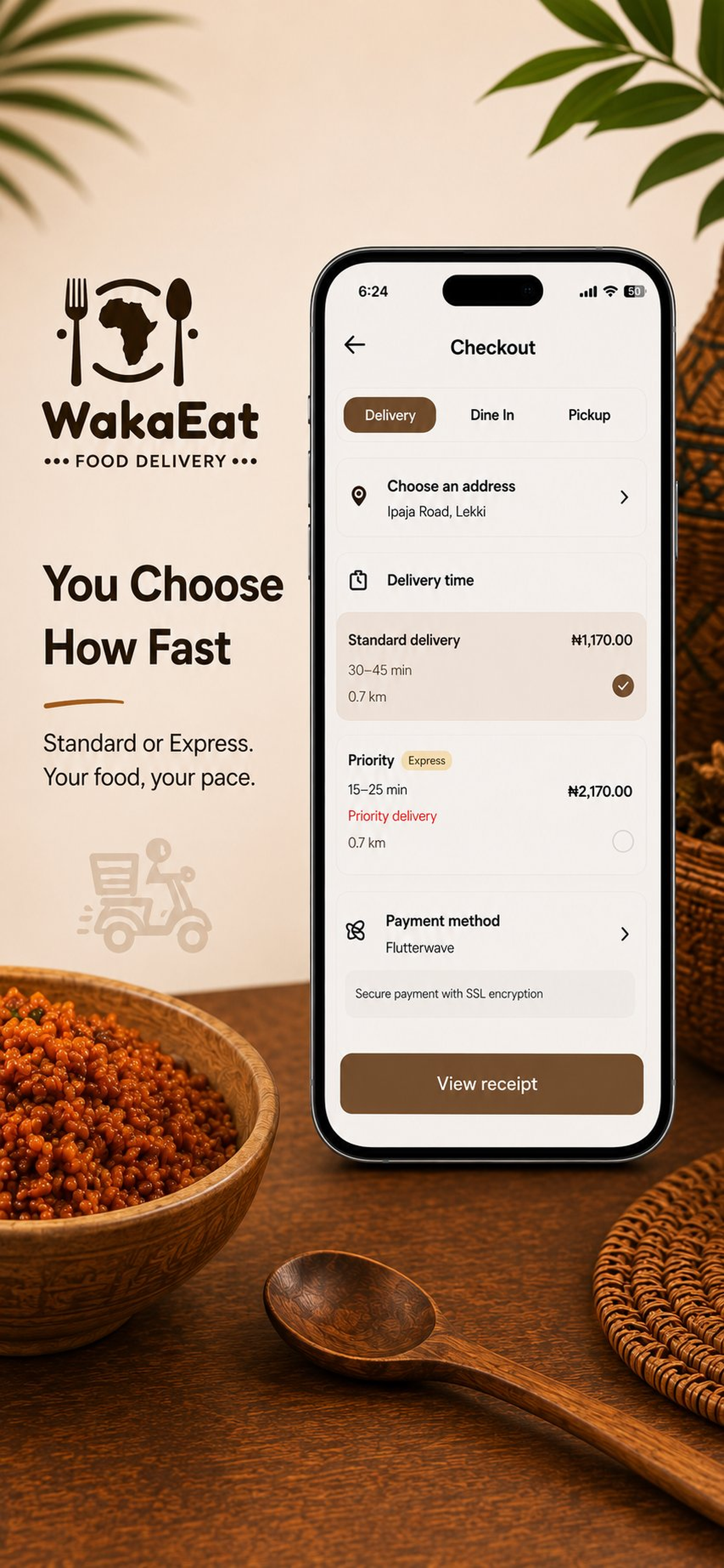 WakaEat: African Food Delivery screenshot 3