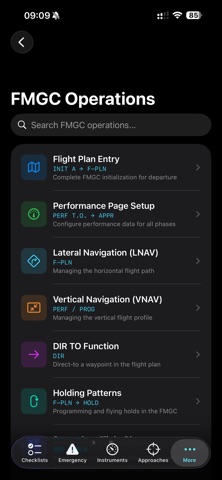 Orch A320 Guide iPhone screenshot