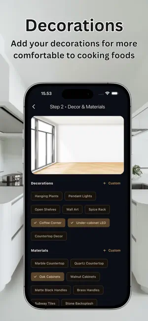 AI Kitchen Decorations Room screenshot 4