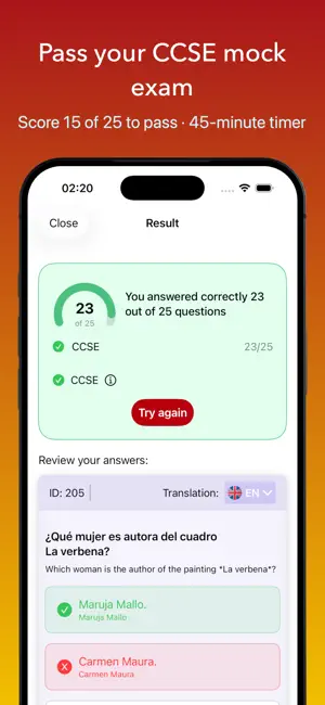 CCSE Nacionalidad Española ◎ screenshot 4