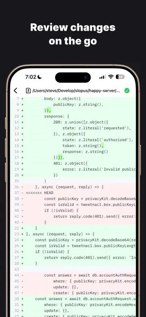 Happy: Codex & Claude Code App iPhone screenshot 3